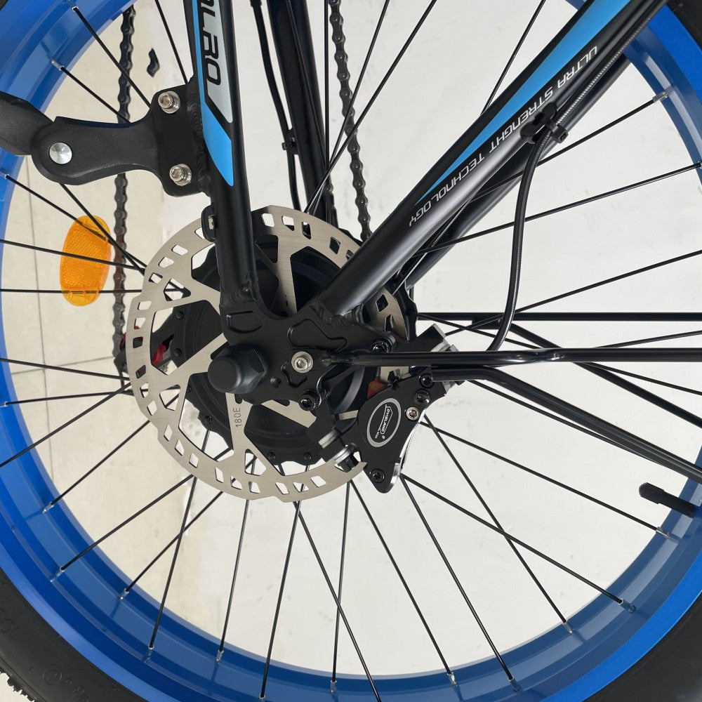 xdc600 single-motor ebike front wheel