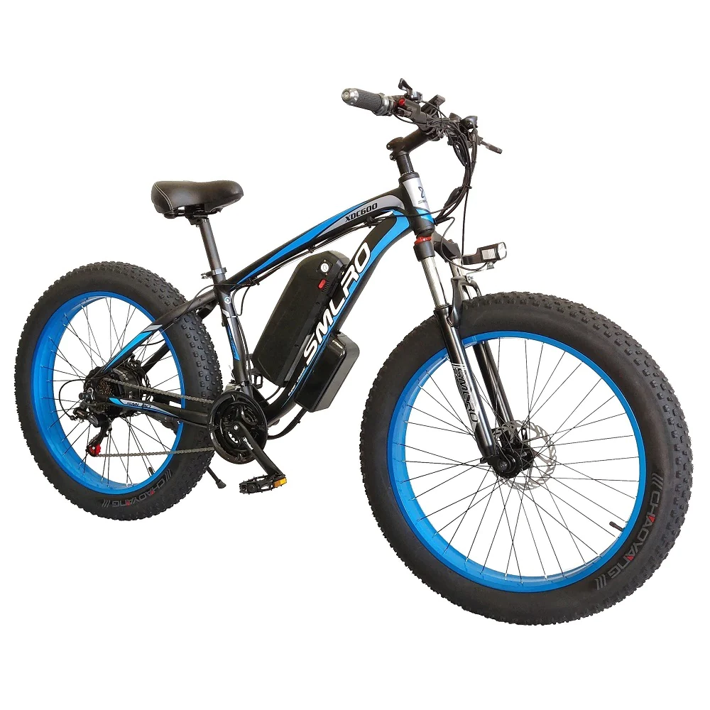 xdc600 single-motor ebike black-blue