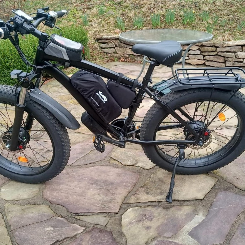 SMLRO XDC600 Plus Dual Motors Electric Bike | 2000W 22.4AH | Hydralic Disc  Brake| All Black - All Black / 2000W 48V 22.4Ah