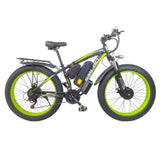 xdc600 plus black-green dual-motor ebike