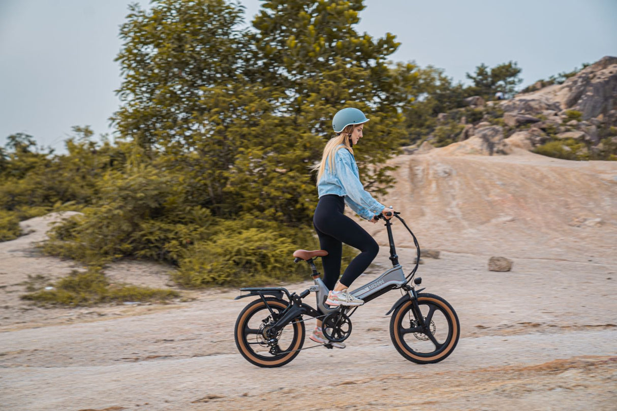 (EU Stock) Mihogo RX2.4 48V 12.8AH 500W Single Motor Intelligent Bluetooth 7 Speed Foldable Ebike For Adults
