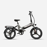 (EU Stock) Mihogo RX2.4 48V 12.8AH 500W Single Motor Intelligent Bluetooth 7 Speed Foldable Ebike For Adults