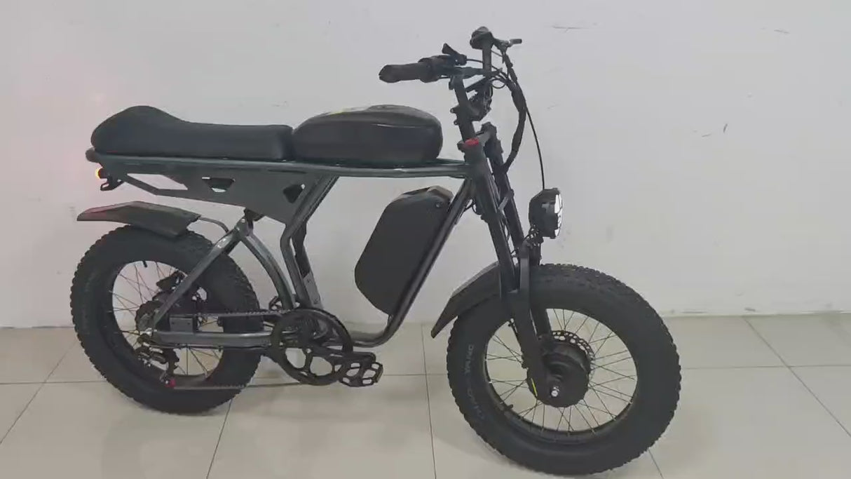 SMLRO U8 PLUS Dual Motor & Dual Battery Electric Bike