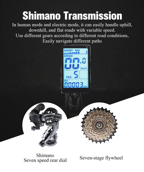 v3 ebike Shimano Transmission 