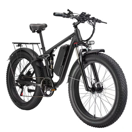 v3 ebike all black side right