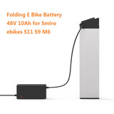 Smlro 48V Electric Bicycle Replacement Battery Pack Kit 1000W Folding Ebike Lithium Batteries (No Charger)